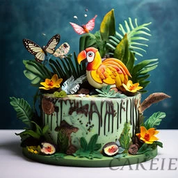 Jungle Theme Cake